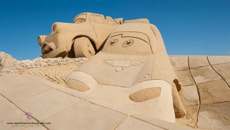 Visit Sand City in Hurghada When You Book Our Holiday Rentals in Hurghada Online - www.apartmentsinhurghada.com