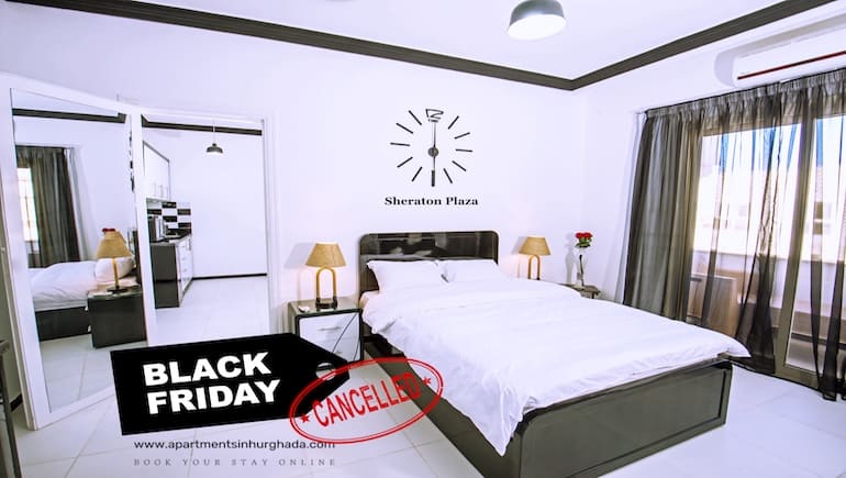 Black Friday 2020 Is Cancelled - Holiday Rentals in Hurghada With Great Deals All Year Around - Book on www.apartmentsinhurghada.com