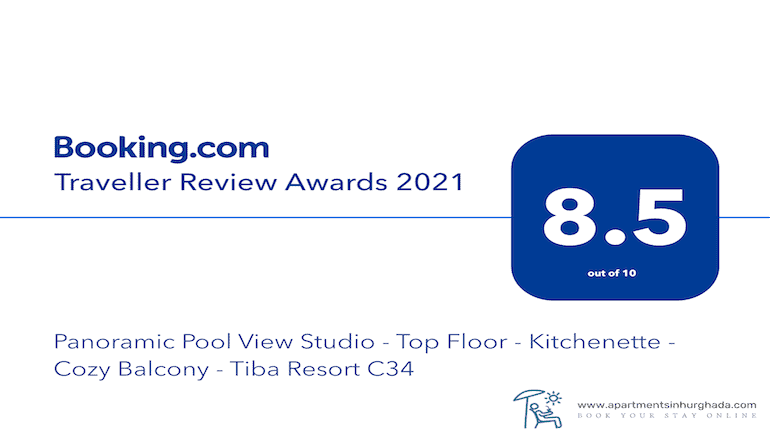 Book Your Top Floor Holiday Rental With Balcony at Tiba Resort in Hurghada Online - Tiba Resort C34 - www.apartmentsinhurghada.com -