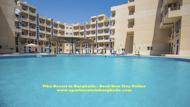 Book Our Award-Winning Holiday Rentals at Tiba Resort in Hurghada Online - Modern Facilities - Swimming Pools - Store - Book on www.apartmentsinhurghada.com -