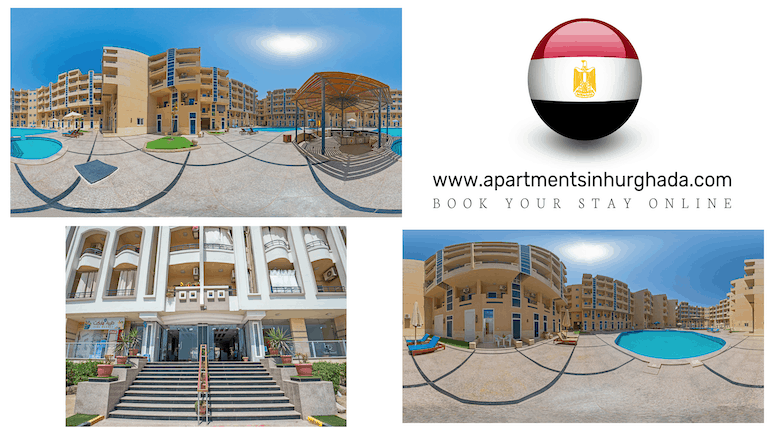 360° Panoramas On Booking.com - Official Booking.com Preferred PLUS Partner - Holiday Rentals in Hurghada - Book Online - ww.apartmentsinhurghada.com -