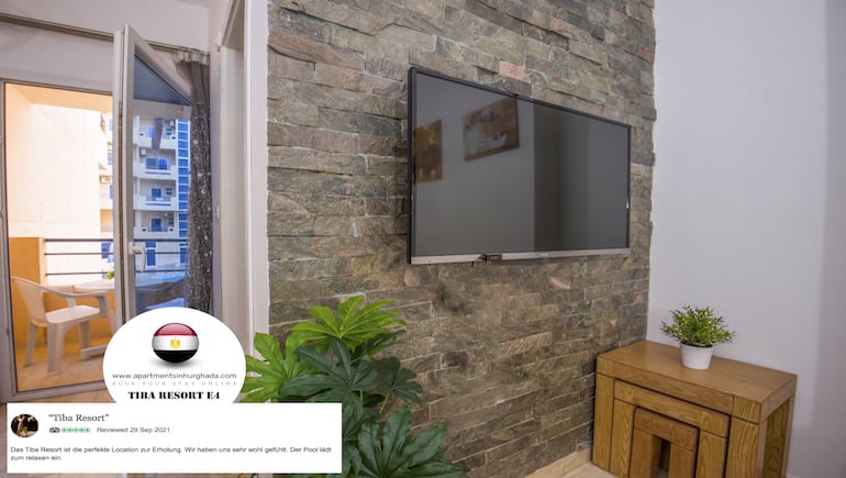 A Perfect Location For Relaxation - Tiba Resort - Book Tiba Resort Short-Term Rentals Online - www.apartmentsinhurghada.com -