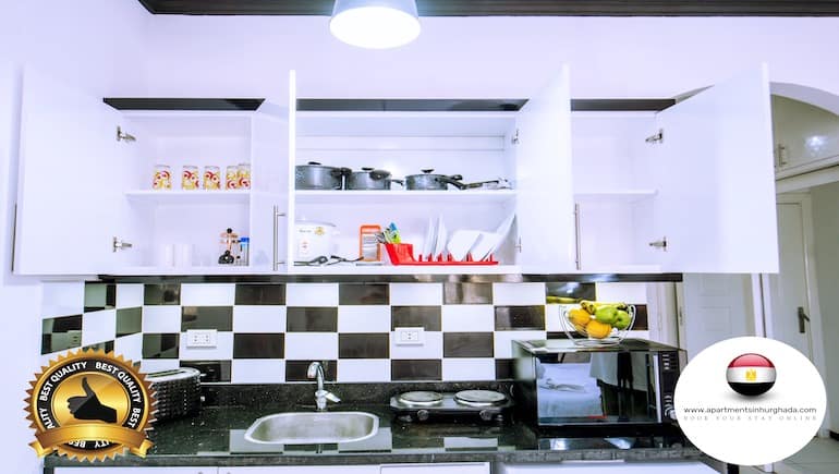 Holiday Rental in Hurghada by The New Marina on Sheraton Road - Sheraton Plaza 414 - Excellent Price For The Quality - www.apartmentsinhurghada.com -