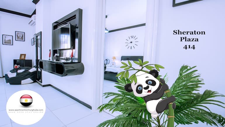 A Very Cute Apartment In Central Hurghada For Short-Term Rent - Sheraton Plaza 415 - Book on www.apartmentsinhurghada.com -