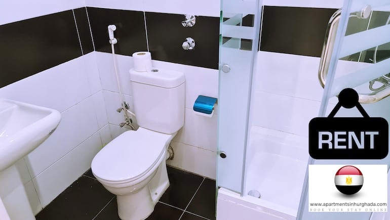 Beautiful Short-Term Rental Studio With Fast Free WIFI - Sheraton Plaza 415 by The New Marina - Book on www.apartmentsinhurghada.com -