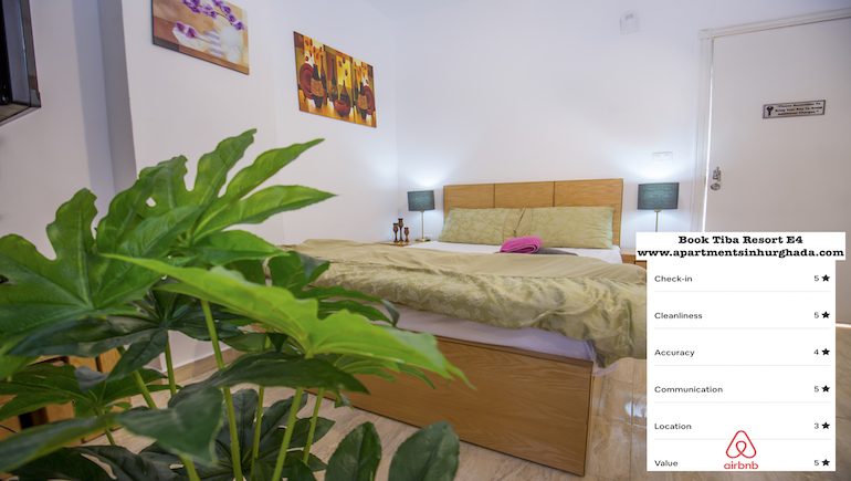 Book Tiba Resort E4 Nearby El Gouna in Hurghada Online - Great Bed - www.apartmentsinhurghada.com -