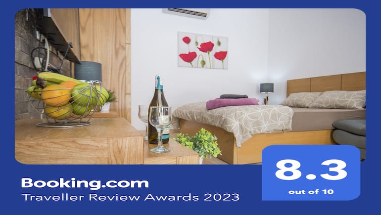 2023 Traveller Review Award From Booking.com - Holiday Rental in Hurghada Close To El Gouna - Book on www.apartmentsinhurghada.com -