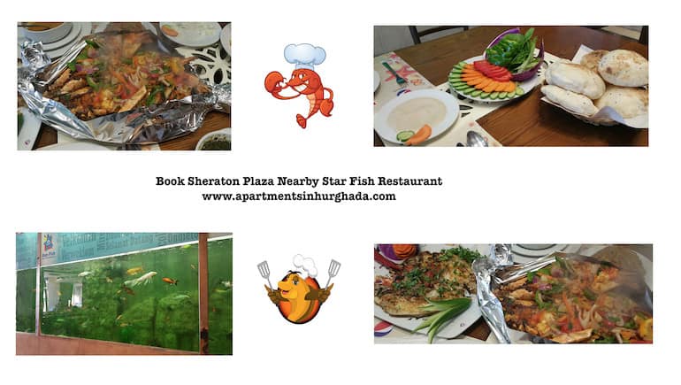 Lots Of Restaurants Nearby Our Holiday Rentals In Hurghada @ Sheraton Plaza - Book Online - www.apartmentsinhurghada.com -