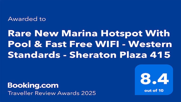 Booking.com Traveller Review Award 2025 - Sheraton Plaza 415 - Book on www.apartmentsinhurghada.com  -
